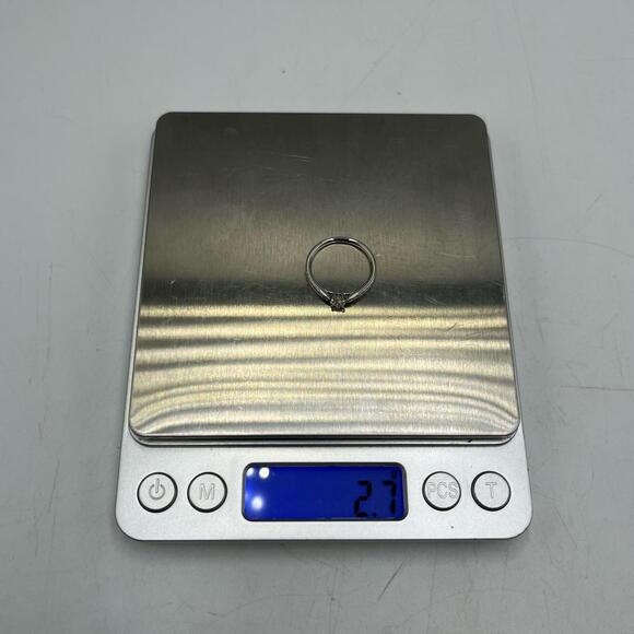 TIFFANY Silver Diamond Ring - Picture 7 of 10